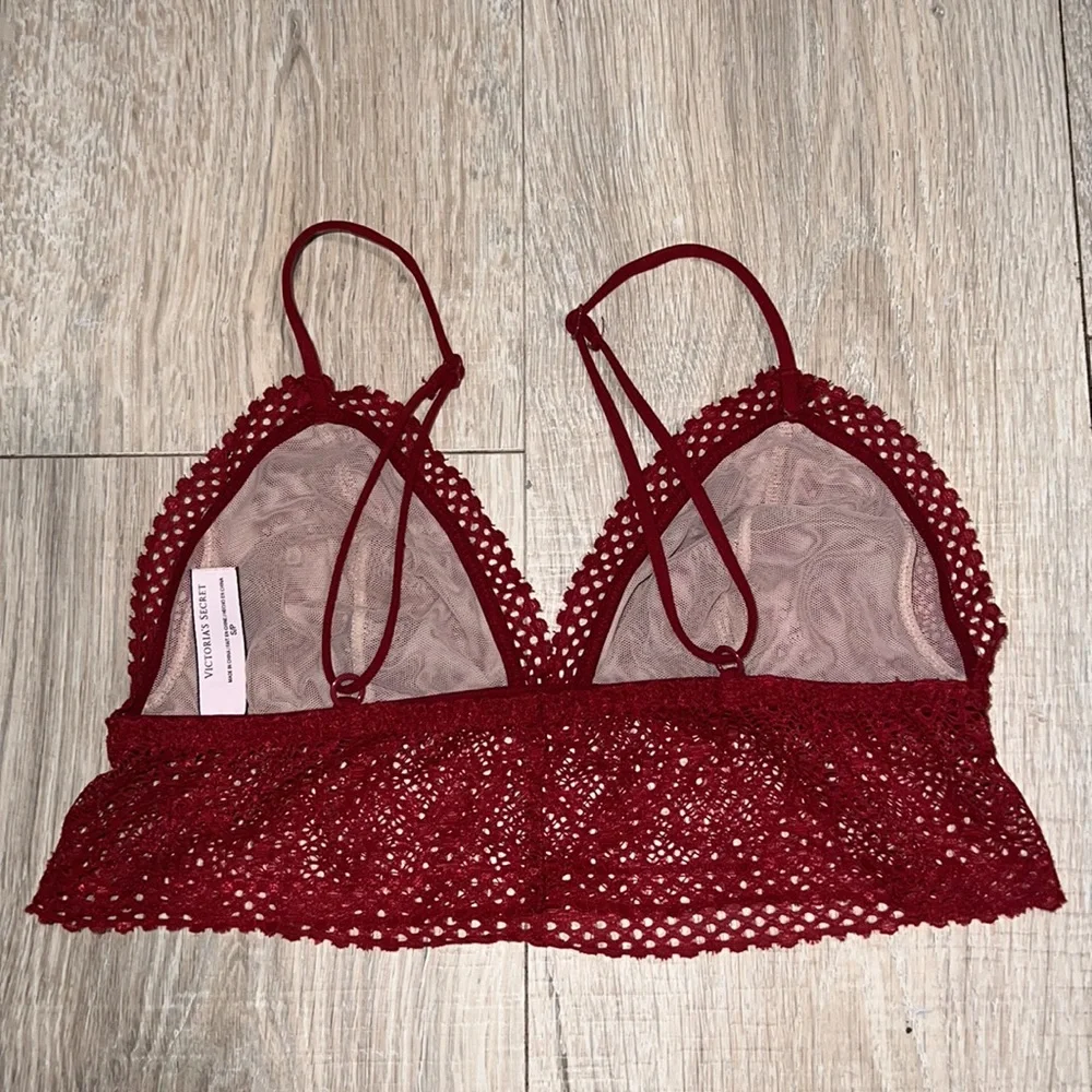 Victoria’s Secret red Boho‎ bralette